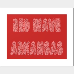 Red Wave Arkansas Posters and Art